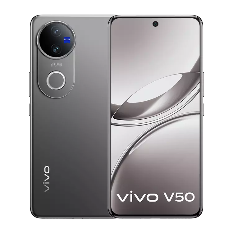 Vivo V50 5G 5 vivo v50 5g titanium grey front back