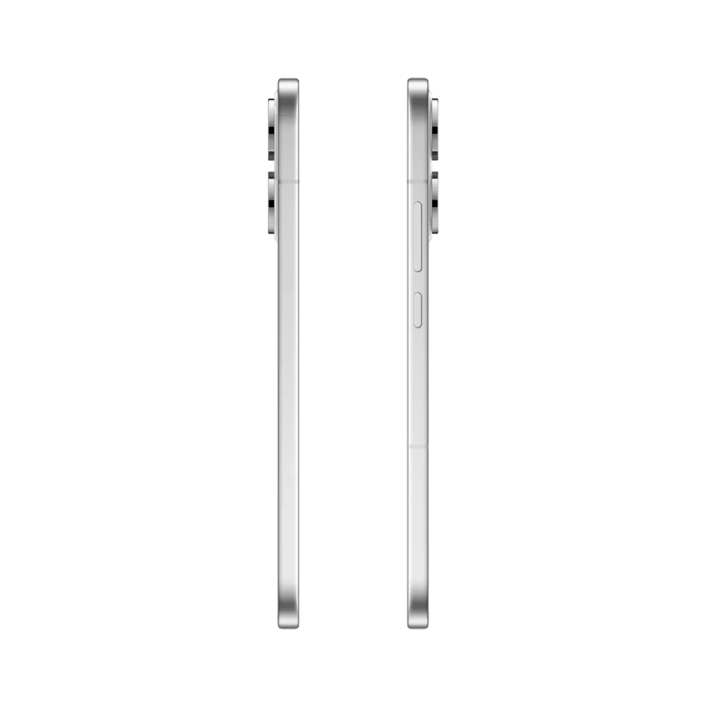 Oppo Reno 14 5G (8GB/256GB and 12GB/256GB) โ Ganesh Chaturthi Special Edition 7 Oppo Reno 14 5G Pearl White Side view