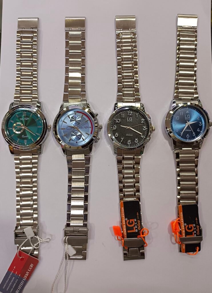 Men’s Silver Metal Belt Wrist Watches – Formal & Sports Collection | Arjun Watch and Mobile 2 IMG 20250826 180549