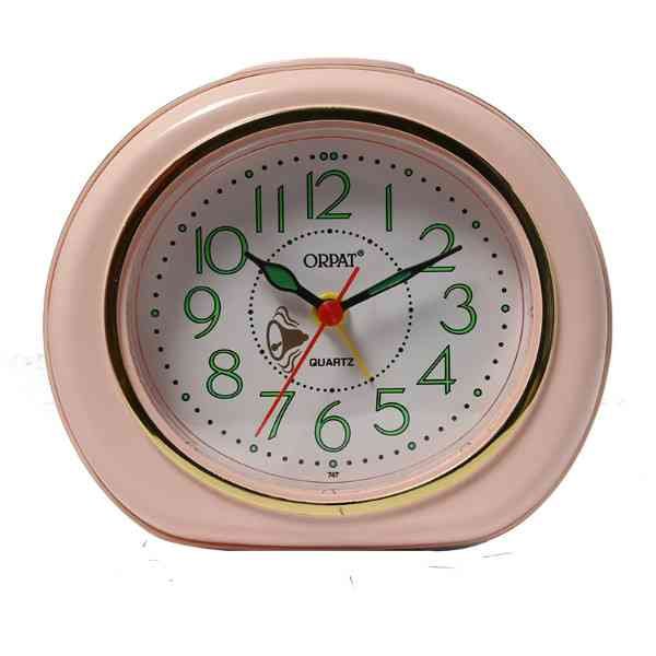 Time Piece Bell Alarm Clock TBM-747 Parrot Green/Pink/Telephone Blue/Light Pink 4 Time Piece Bell Alarm Clock TBM-747 Light Pink