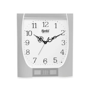 Wall Clock – Classic Musical Quartz Wall Clock – Plain Musical Clock – 637 – White