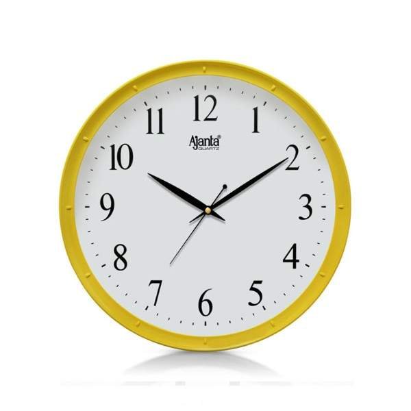 Ajanta-Wall-Clock-Fancy-Clock-2917-Yellow 2 Ajanta-Wall-Clock-Fancy-Clock-2917-Yellow
