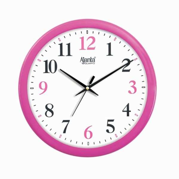 Ajanta-wall-clock-simple-clock-5057 2 Ajanta-wall-clock-simple-clock-5057-Royal-Pink