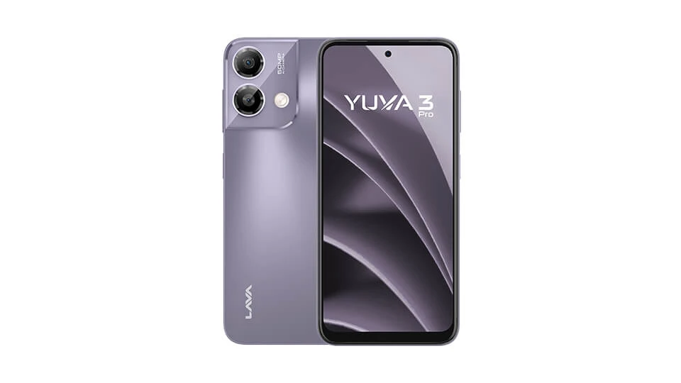 LAVA YUVA 3 Pro 1 LAVA yuva-3-pro MEADOW PURPLE front back