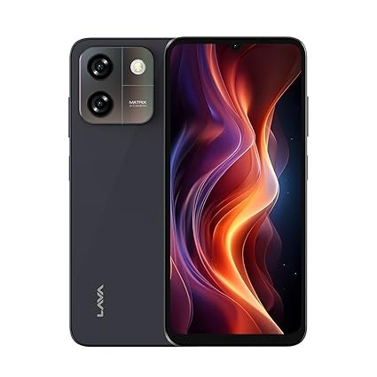 LAVA Yuva Smart 5 Lava Yuva Smart Glossy Blue front back