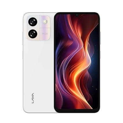 LAVA Yuva Smart 9 Lava Yuva Smart Glossy White front back