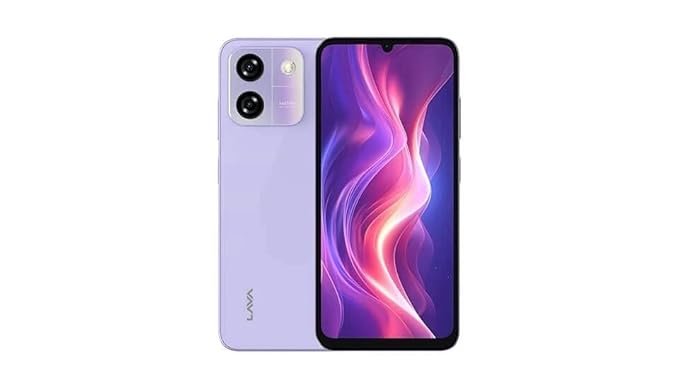 LAVA Yuva Smart 1 Lava yuva smart Glossy Lavender front back