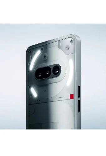 NOTHING PHONE 3A 4 NOTHING 3A White back tilted