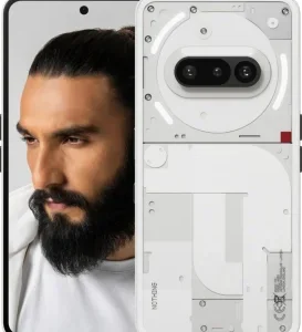 NOTHING 3A White front back