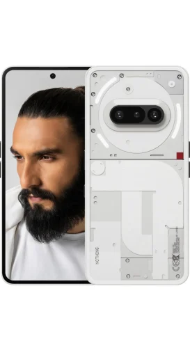 NOTHING PHONE 3A 1 NOTHING 3A White front back