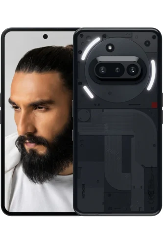 NOTHING PHONE 3A 6 NOTHING 3A black front back