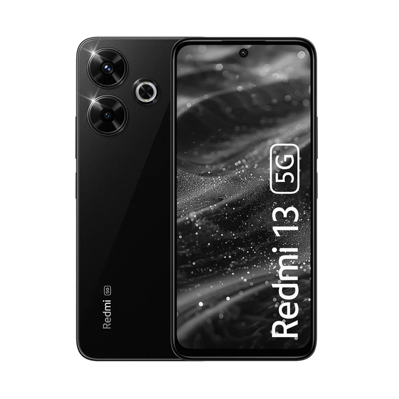 Redmi 13 5G 2 Redmi 13 5G Black Diamond front back