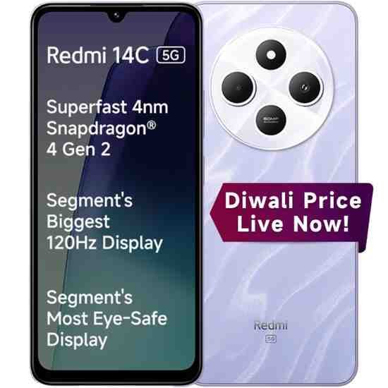 Redmi 14C 5G 18 Redmi-14C-5G-Stardust-purple-front-back-diwali-offer