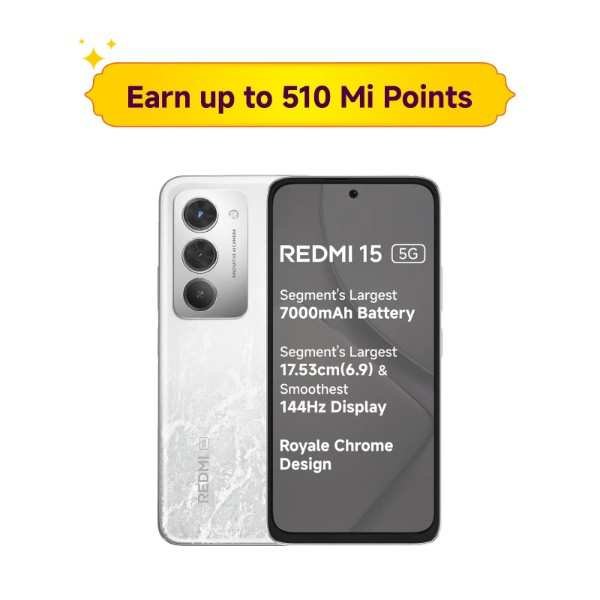 Redmi 15 5G 17 Redmi-15-5G-frosted-white-front-back