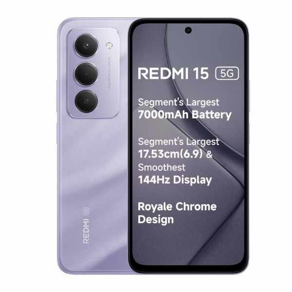 Redmi 15 5G 1 Redmi-15-5G-sandy-purple-front-back