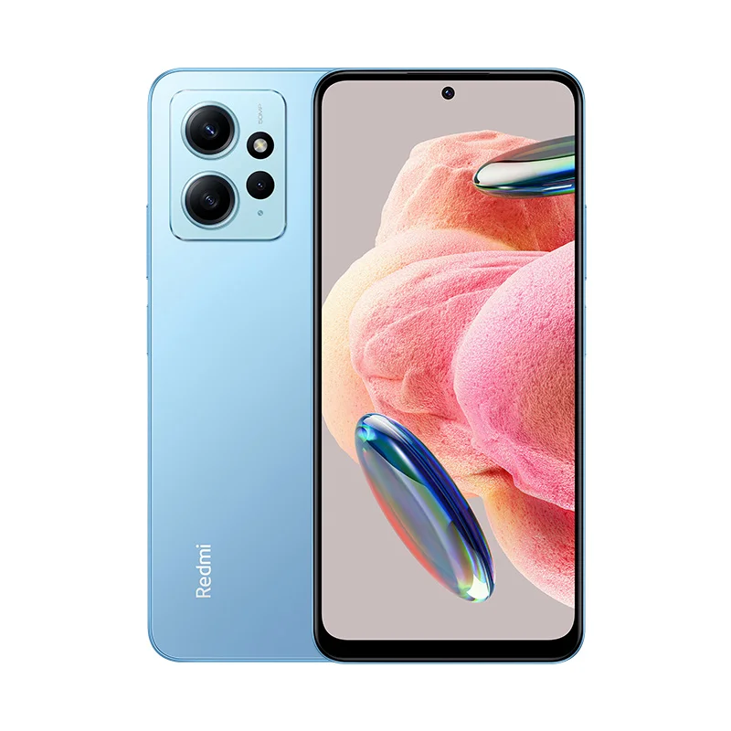 Redmi Note 12 1 Redmi Note 12 Icy Blue front back