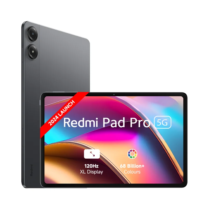 Redmi Pad Pro 5G 3 Redmi Pad Pro 5G Graphite Grey front Back1
