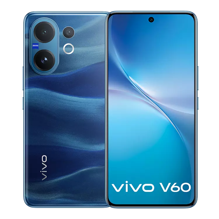 VIVO V60 5G 12 VIVO V60 5G Moonlit Blue Front back
