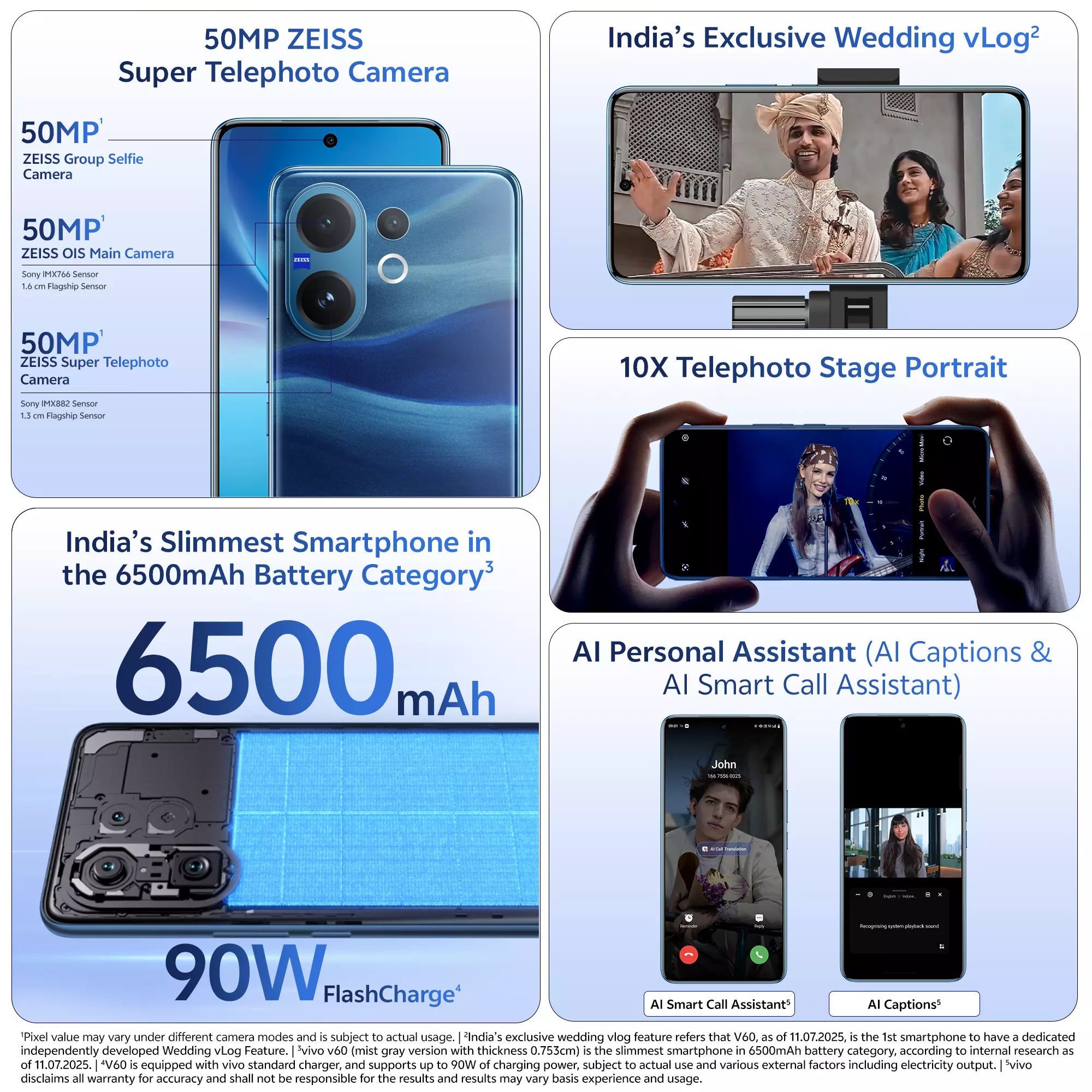 VIVO V60 5G 13 VIVO V60 5G Moonlit Blue Specifications
