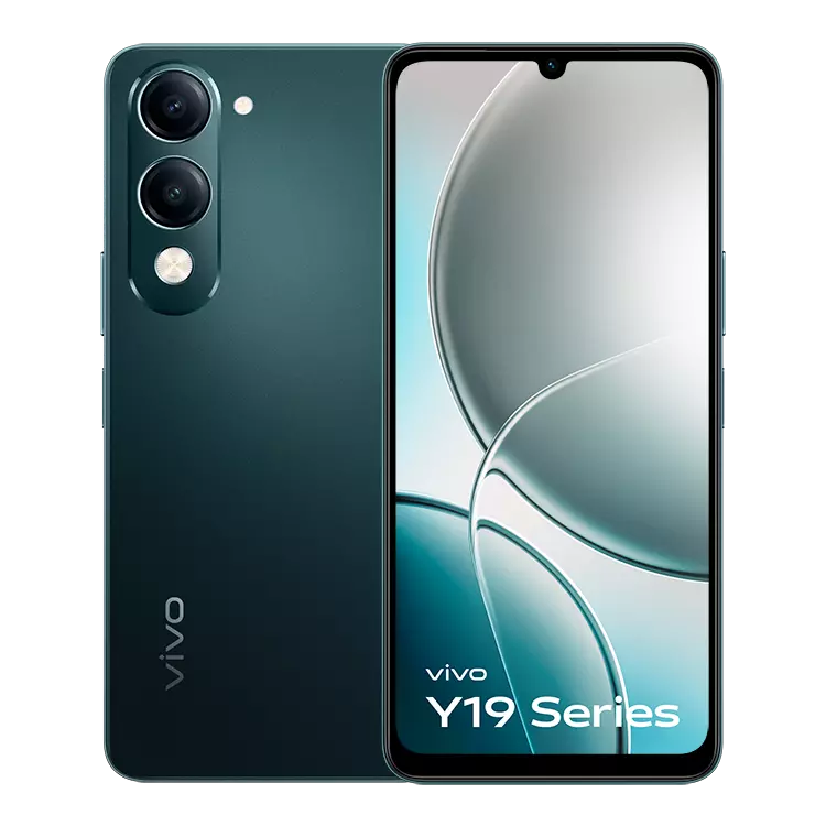 VIVO Y19e 1 VIVO Y19 5G Magestic Green front back