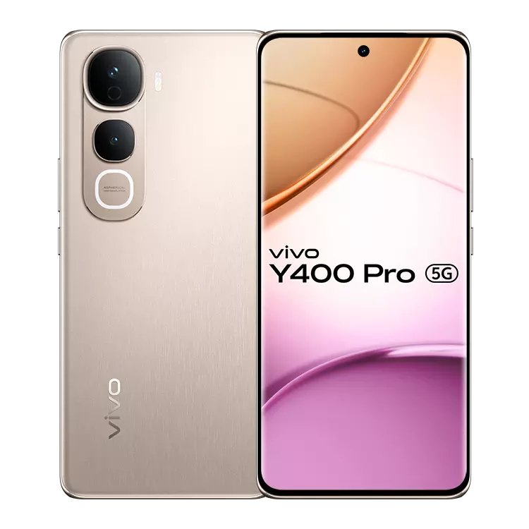 VIVO Y400 Pro 5G 8 VIVO Y400 Pro 5G Fest Gold front back