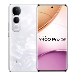 VIVO Y400 Pro 5G Freestyle White front back