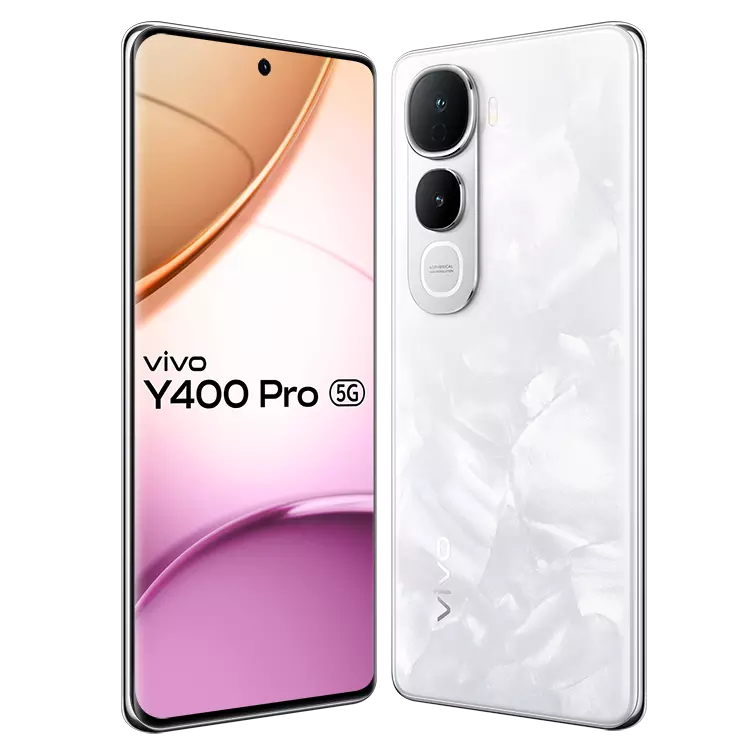 VIVO Y400 Pro 5G 4 VIVO Y400 Pro 5G Freestyle White front back2
