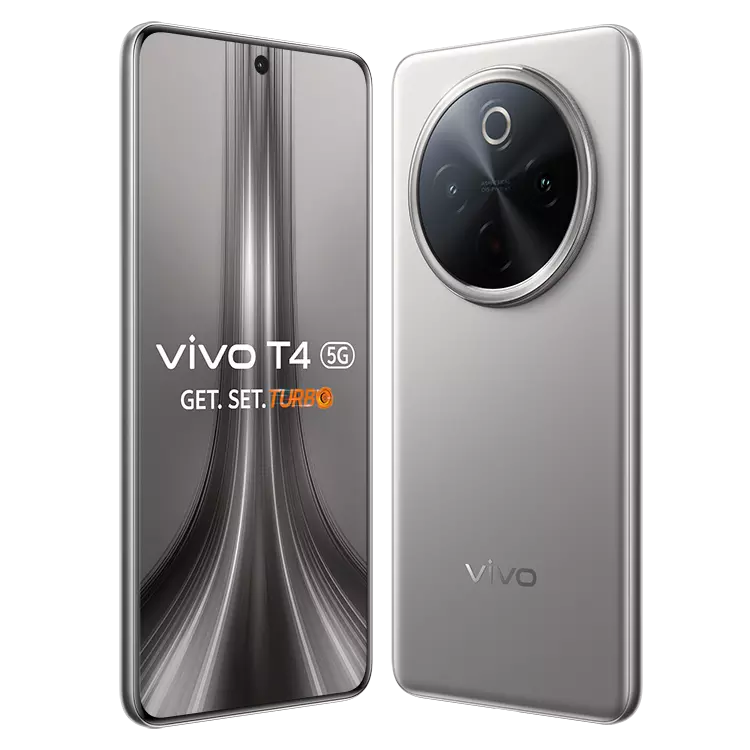 VIVO T4 5G 9 Vivo T4 5g Phantom Grey front back inclined 2