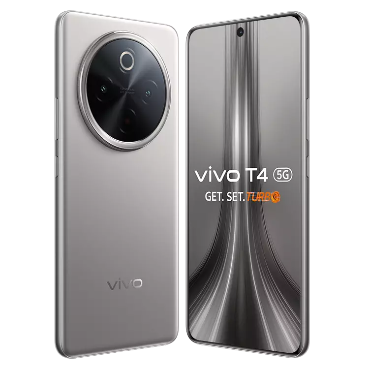 VIVO T4 5G 5 vivo t4 5g Phantom Grey front back inclined