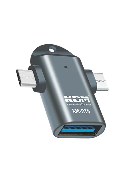 KDM KM – OT9 versatile 2-in-1 OTG USB for smartphones and tablets 1 KDM KM – OT9 versatile 2-in-1 OTG USB for smartphones and tablets