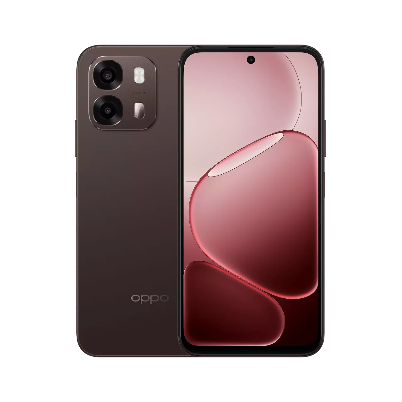 OPPO A6 Pro 5G 3 OPPO A6 Pro 5G front back Cappuccino Brown