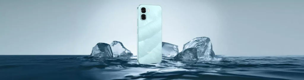 OPPO A6X 4G 9 OPPO A6X 4G smartphone in ice blue color