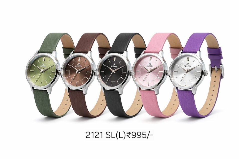 RUBEES 2121 SL(L) Ladies Colorful Strap Wrist Watch 1 RUBEES 2121 SL(L) Ladies Colorful Strap Wrist Watch