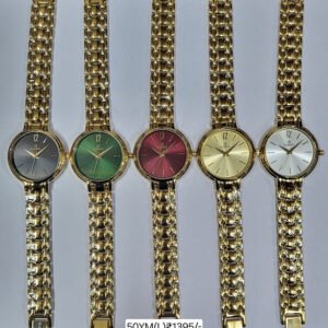RUBEES 50YM(L) Ladies Gold Metal Strap Wrist Watch