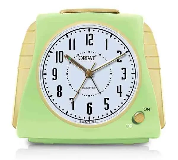 Time Piece Musical Alarm Clock TBML 867 Parrot Green